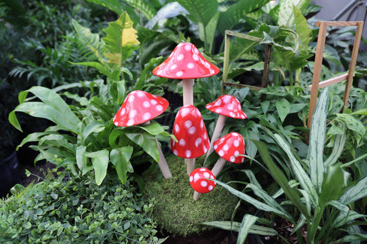 Shroomyz – Funtasmic Collection – Red Polka Dot - Image 2 of 9 | Garden Decor