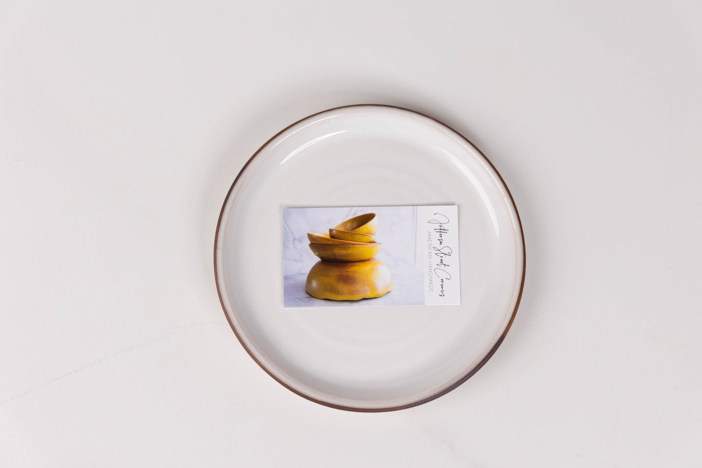 Bread Plate — New England White 2