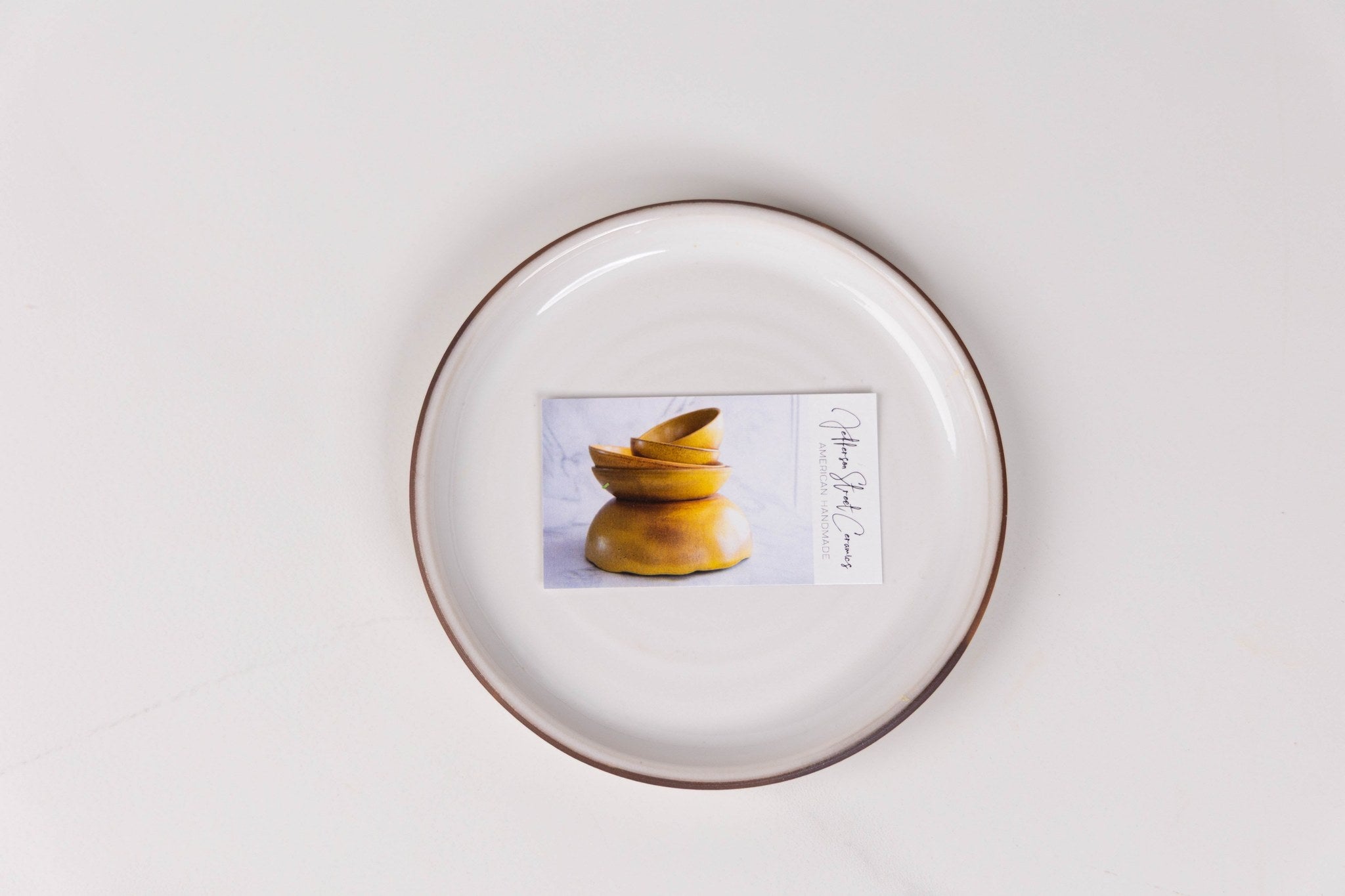Bread Plate — New England White 2