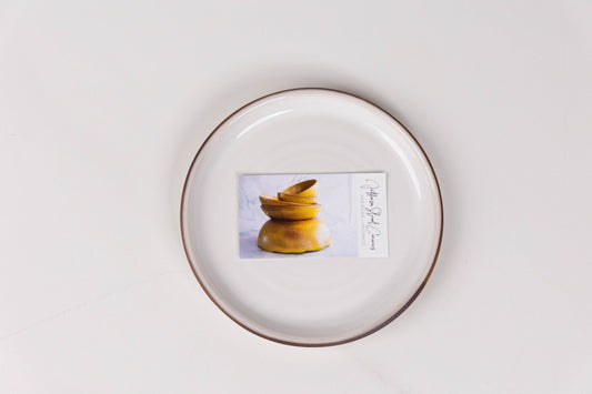 Bread Plate — New England White 2