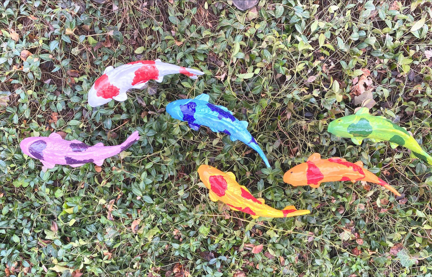 Koi Fish – Classic White - Image 4 of 4 | Garden Decor