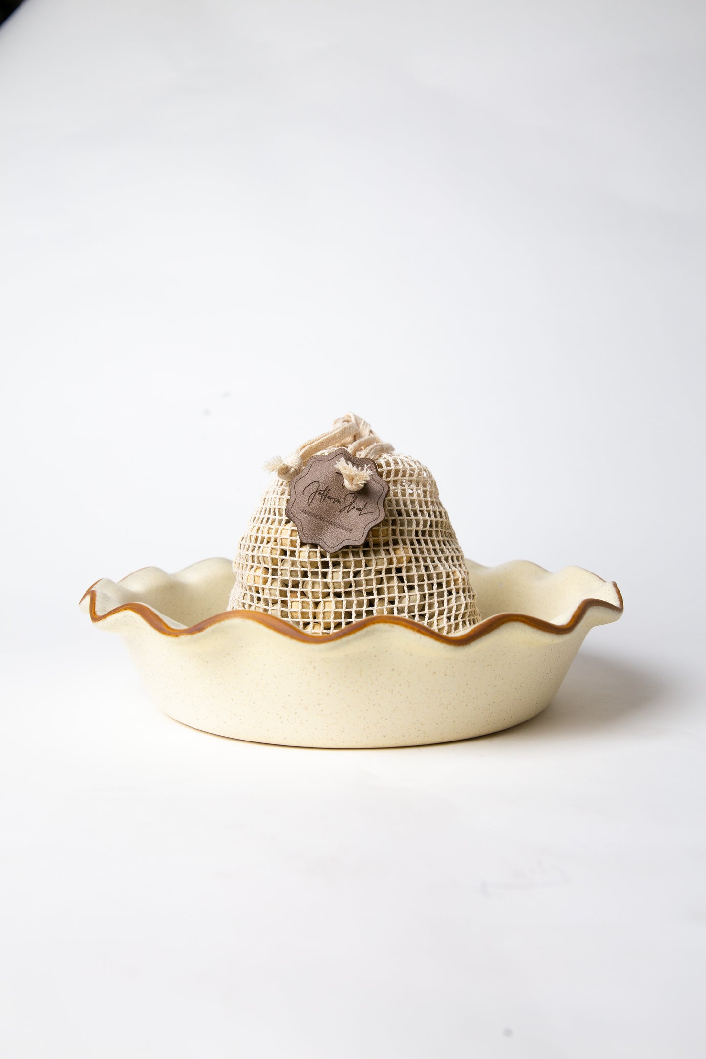 Pie Dish & Weights Set – Deep Fluted - Eggnog | Bakeware