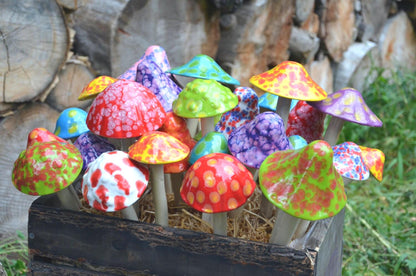 Shroomyz – Funtasmic Collection – Frosty Blue - Image 5 of 5 | Garden Decor