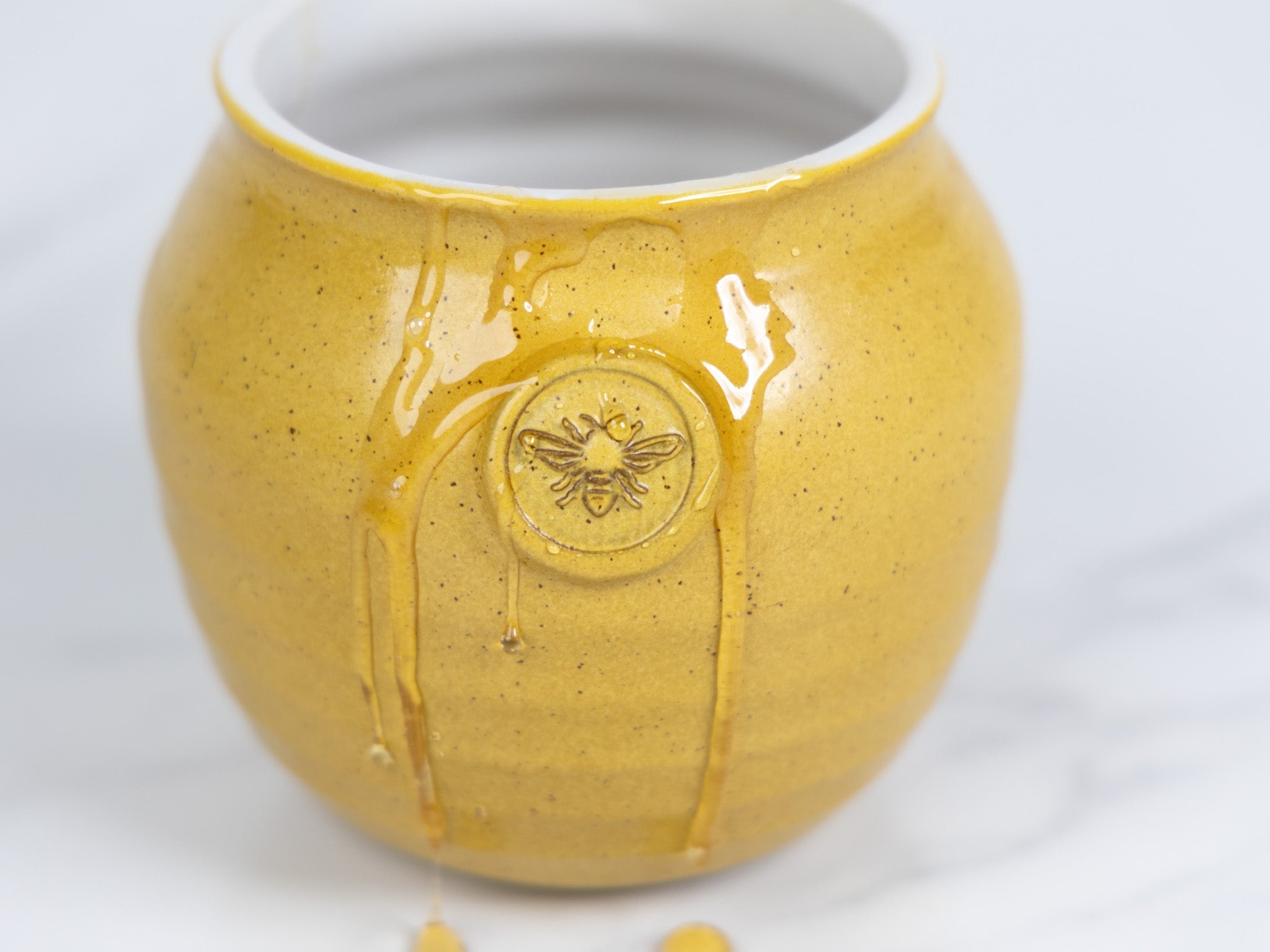 Large Belly Honey Pot - Color Yellowstone