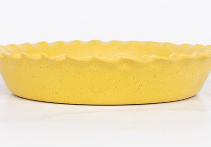 Pinched-Pie Dish-Standard-Color Yellowstone