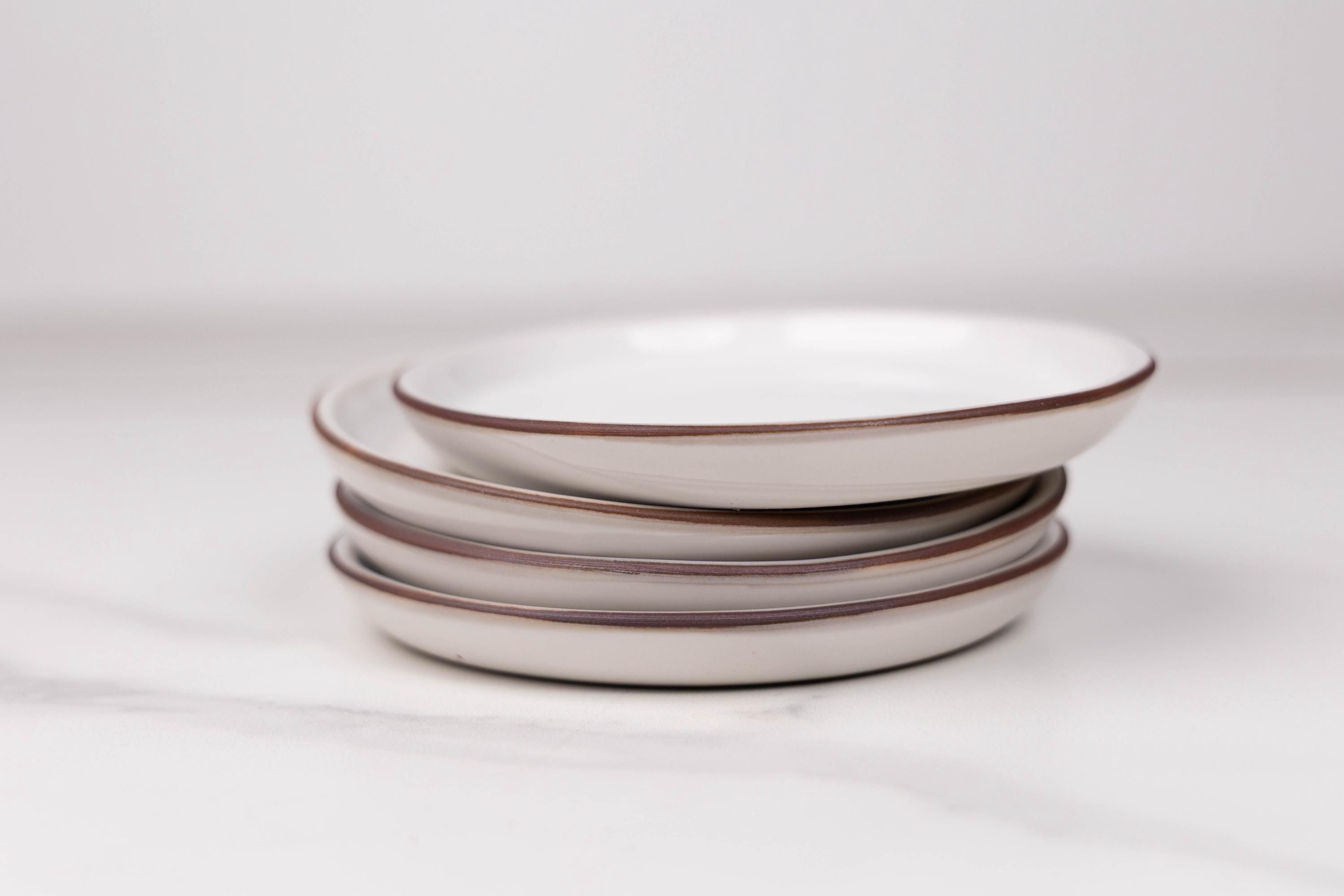 Side Plate – 6″ (Pick by Color) - New England White / Set of 4 | Dinnerware