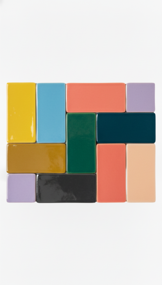 Unique Color Tile High Fire Ceramic Tile — Handmade Stoneware Tile – JJ Potts Studio